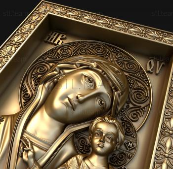 3D model Our Lady of Kazan (STL)